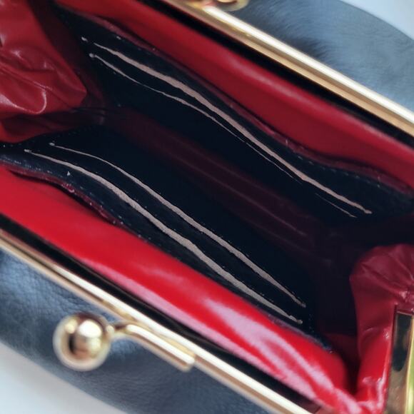 Dooney & Bourke Pebble Grain Logo Lock Sac in Navy - Picture 14 of 16